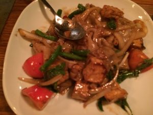 pad khee mao - delicious! at 90 Degree Bangkok Cafe & Bar in Bothell