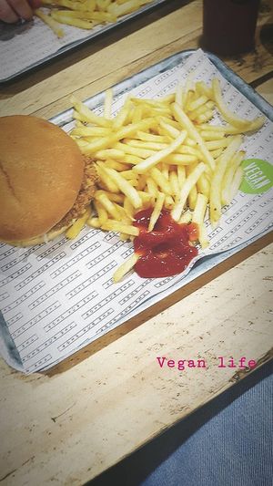 Classic Vegan chicken Burger at The Bok Shop in Brighton