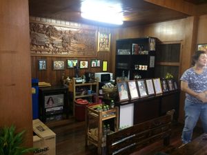 Inside restaurant A at Waengbun Lampang in Lampang