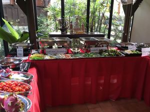 All you can eat vegan buffet 99baht per person  at Waengbun Lampang in Lampang