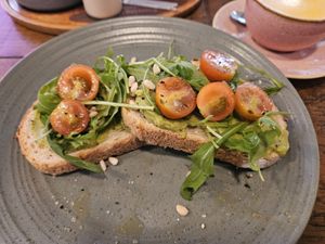 Avocado on sourdough at Greensmith & Thackwray in Scarborough
