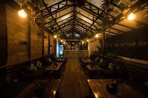 First floor terrace at Green-Go Garden in Siem Reap