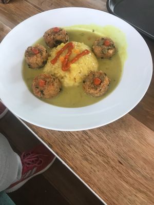 Falefel curry  at Green-Go Garden in Siem Reap