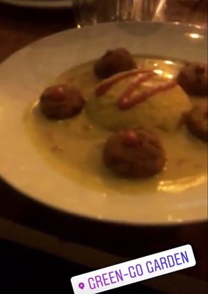 Felafel at Green-Go Garden in Siem Reap