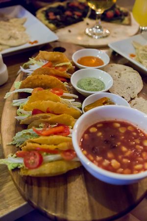 Tacos at Green-Go Garden in Siem Reap