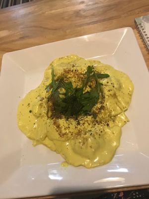 Tofu Ravioli $5.50 at Green-Go Garden in Siem Reap