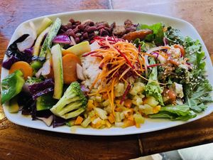 Casado vegano - dinner menu  at Vida Hermosa in Playa Hermosa