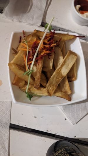 Fries at Vida Hermosa in Playa Hermosa