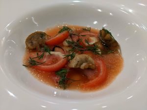 Ceviche at Cafe Libre in Cuenca