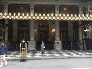 Front of Plaza (where Palm Court is located); say hi to Eloise! at The Palm Court in New York City