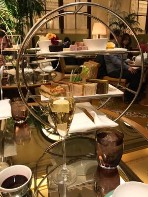 100% vegan afternoon tea @ The Plaza NYC at The Palm Court in New York City