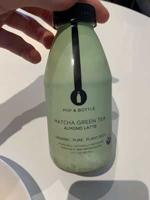 Vegan matcha latte! at SFO - Napa Farm Market - TG in South San Francisco
