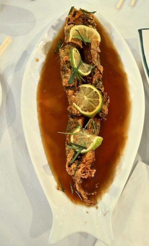 Fish at Bodai Leaf in Flushing