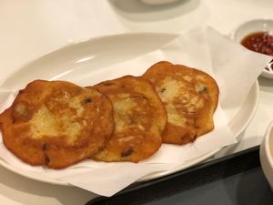 Mung Bean Pancake at Soul Veggie Korean Vegetarian in Central Singapore