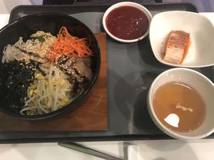 Bibimbap rice set  at Soul Veggie Korean Vegetarian in Central Singapore