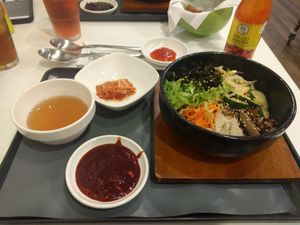 Bibimpop hit the spot! at Soul Veggie Korean Vegetarian in Central Singapore