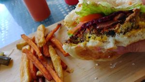 uh oh... falling apart at Small Time Cooks in Abang