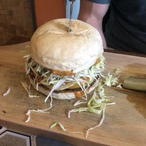 Burger  at Small Time Cooks in Abang