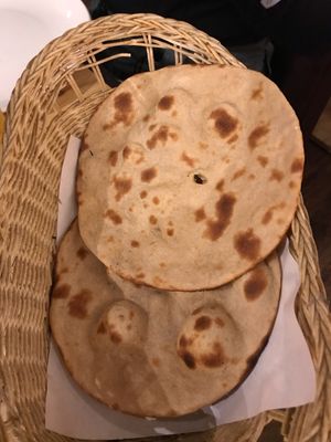 To make any bread vegan ask for no butter  at Bombay Sizzlers in Niseko