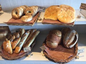Daily vegan bread options.  at Green Farm Cafe  in Kutchan