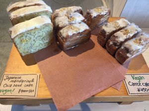 The banana bread was super moist.  at Green Farm Cafe  in Kutchan