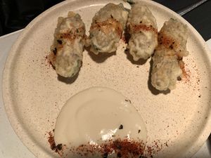 Jalapeño pieces  at Lazy Su in Braddon