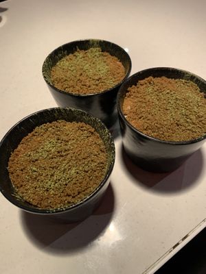 Tiramisu cream pots at Lazy Su in Braddon