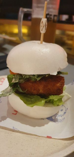 Tofu bao at Lazy Su in Braddon