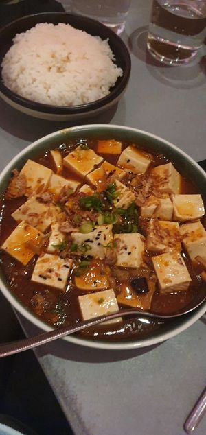 Ma po tofu at Lazy Su in Braddon