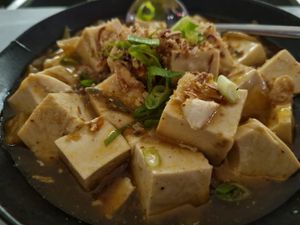 Spicy tofu at Lazy Su in Braddon