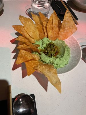 Edamame dip  at Lazy Su in Braddon