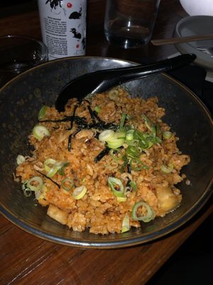 Kimchi fried rice  at Lazy Su in Braddon