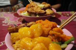 buffet 2 at Buffet at Luang Prabang Night Market in Luang Prabang