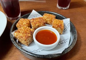 Tapioca ‘dice’. Delicious! at Prana Vegetariano - JB in Rio De Janeiro