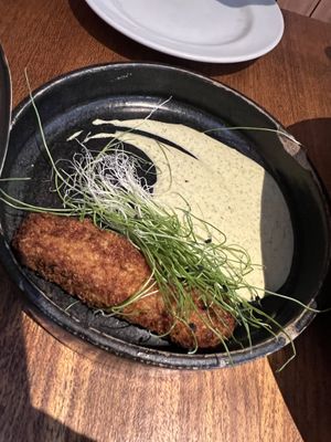 Croquette was delicious   at Prana Vegetariano - JB in Rio De Janeiro
