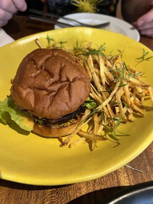 Burger was alright   at Prana Vegetariano - JB in Rio De Janeiro