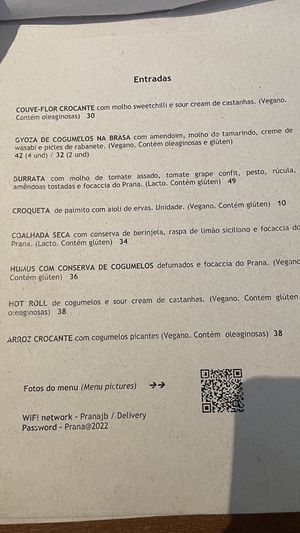   at Prana Vegetariano - JB in Rio De Janeiro