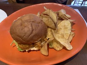 Crispy burger   at Prana Vegetariano - JB in Rio De Janeiro