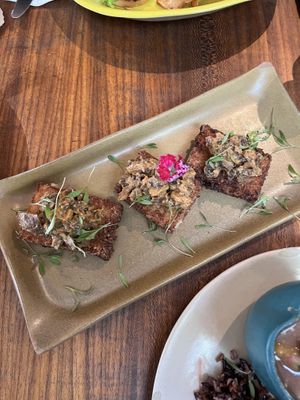 Rice cake app  at Prana Vegetariano - JB in Rio De Janeiro