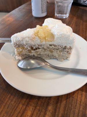 Coconut pineapple cake holy wowwwww  at Prana Vegetariano - JB in Rio De Janeiro