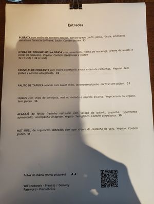  at Prana Vegetariano - JB in Rio De Janeiro