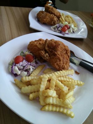 Vege Fried Chicken at PineGreen Fusion in Northeast Singapore