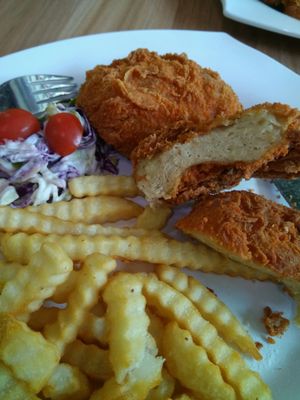 Thick fillings at PineGreen Fusion in Northeast Singapore