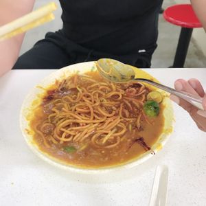 Mee rebus only Sunday special at pine green vegan cafe.  at PineGreen Fusion in Northeast Singapore