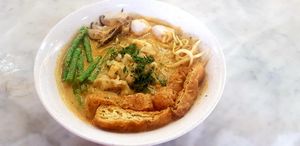 Laksa hor fan at PineGreen Fusion in Northeast Singapore