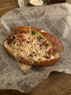 Mission viejo hotdog at Bareburger in Rockville Centre
