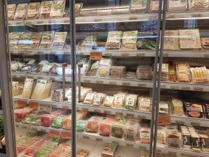 vegan/vegetarian products at Veritas - Carrer del Torrent de l'Olla in Barcelona