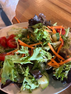 Side salad at Sea Dog Brewing Co in Bangor