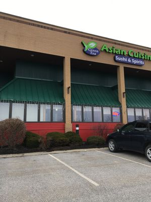 Outside/parking at Green Tea at Green Tea in Bangor