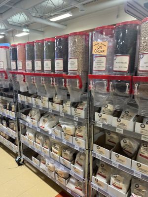 Bulk beans  at Nutter's in Canmore